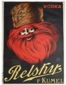 poster di una marca di vodka