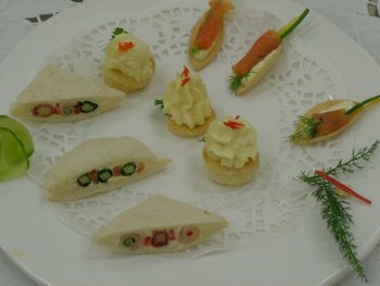 varietà di finger food