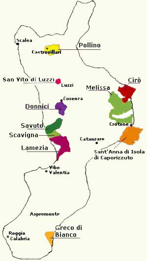 zone doc della Calabria