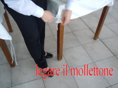 legare il mollettone