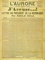 opuscolo J’accuse di Emile Zola